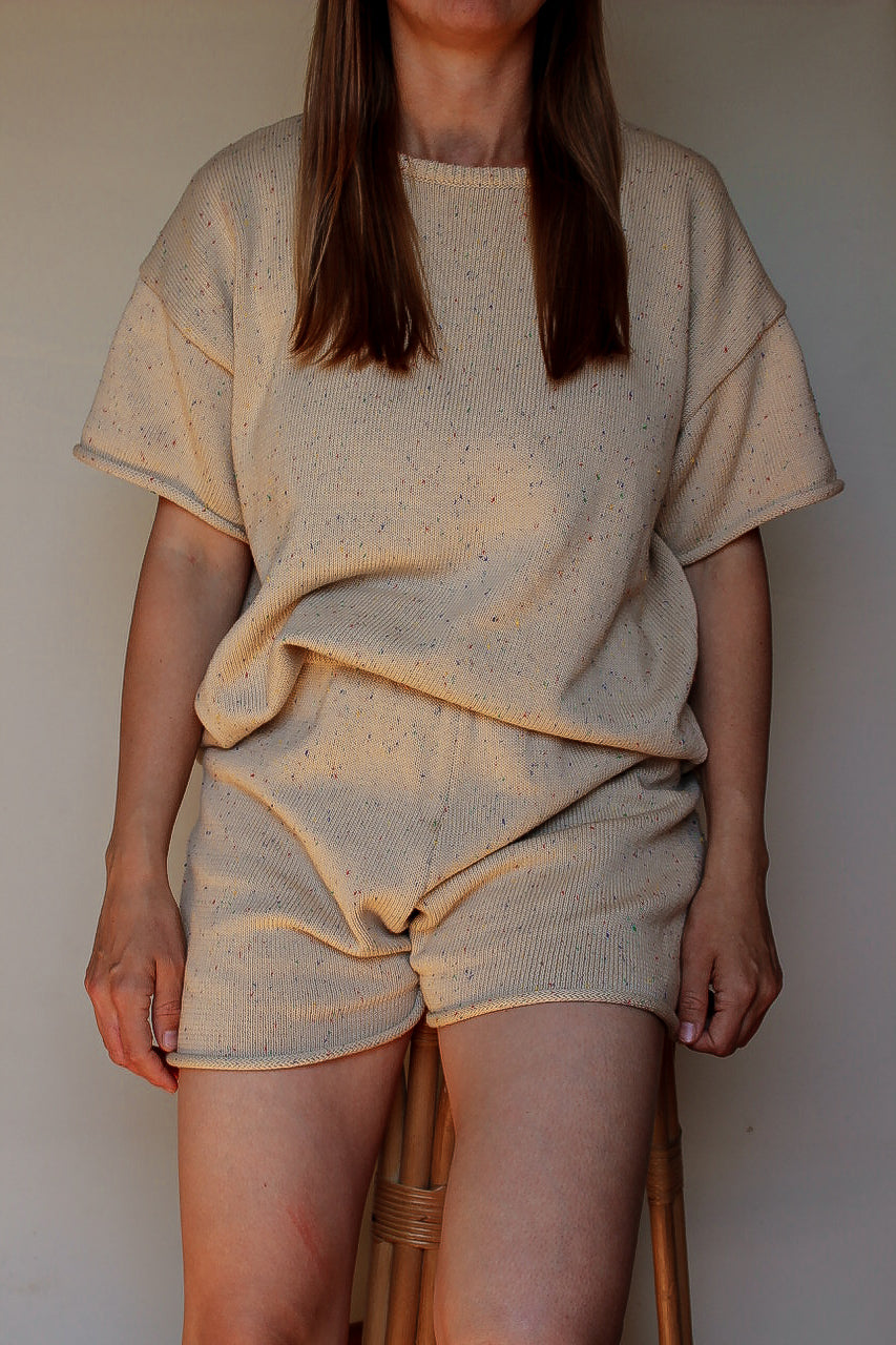 Confetti Oversized Knit Tee MUM