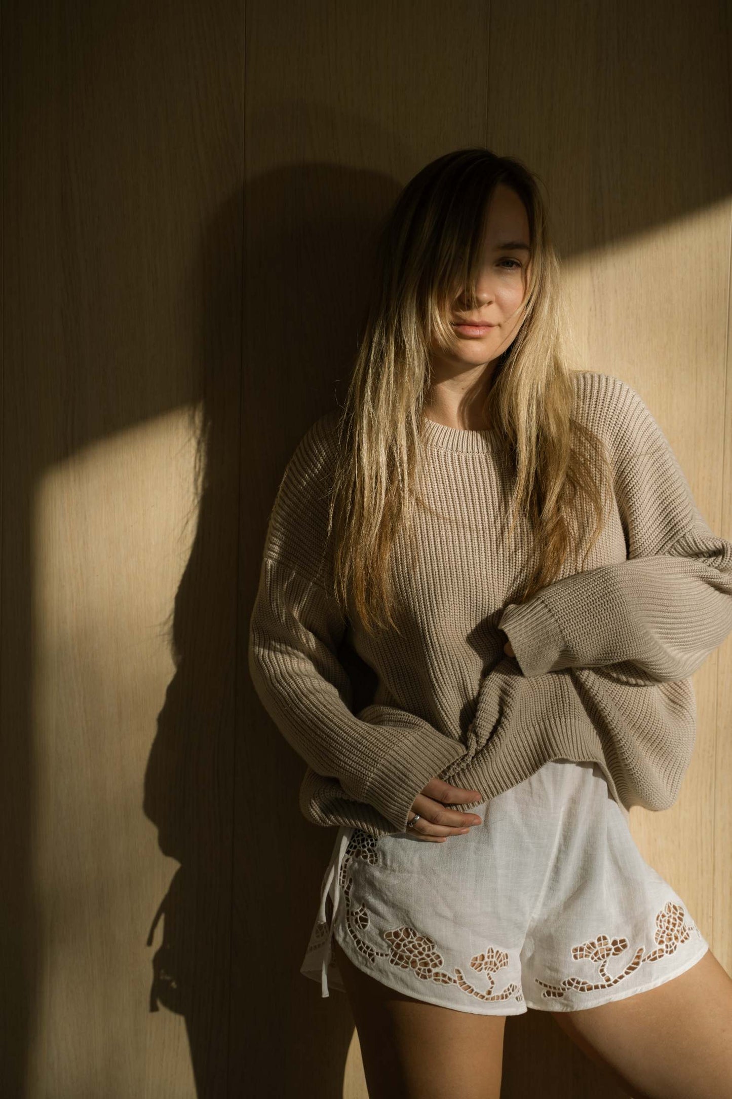 Oat Heavy Knit Pulli MUM - neutral beige