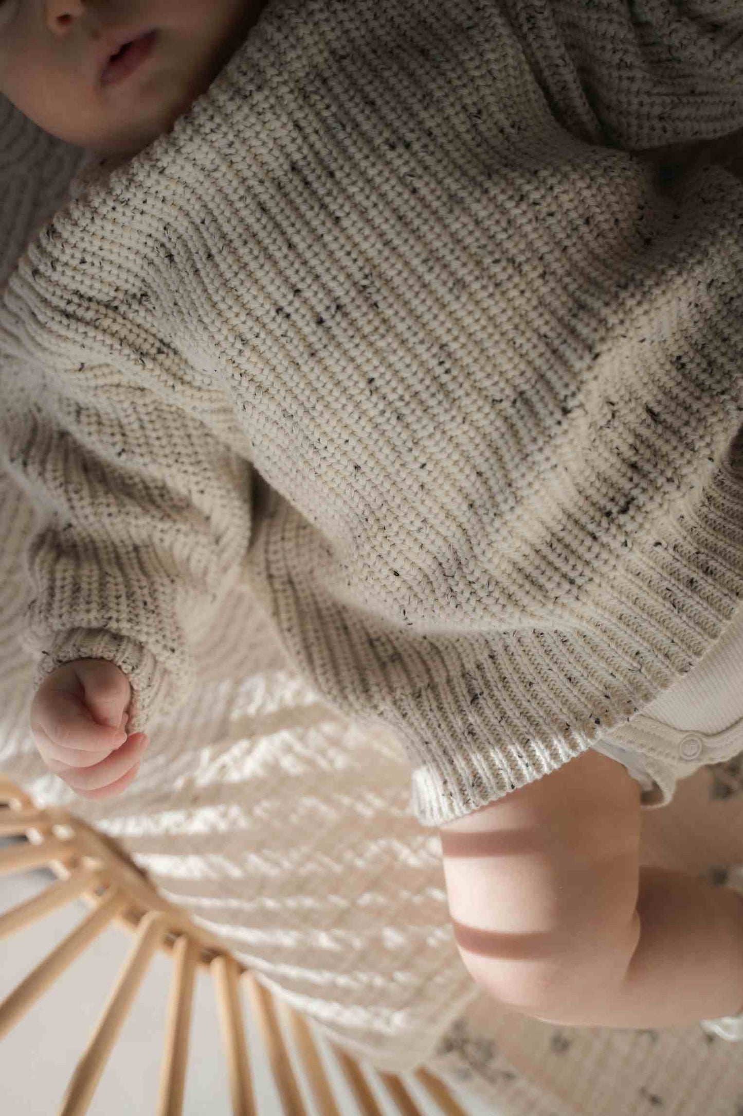 Salt and Pepper Heavy Knit Pulli - Speckled