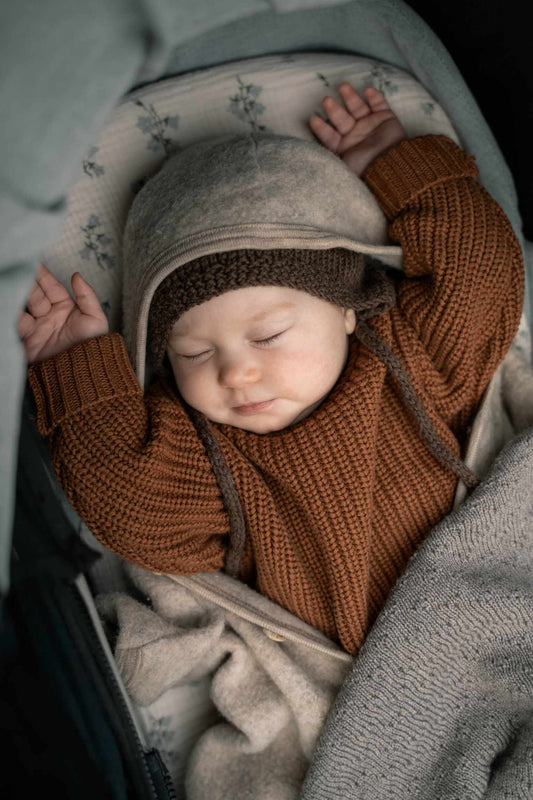 Heavy Knit Pulli Cocoa - Earthy Brown