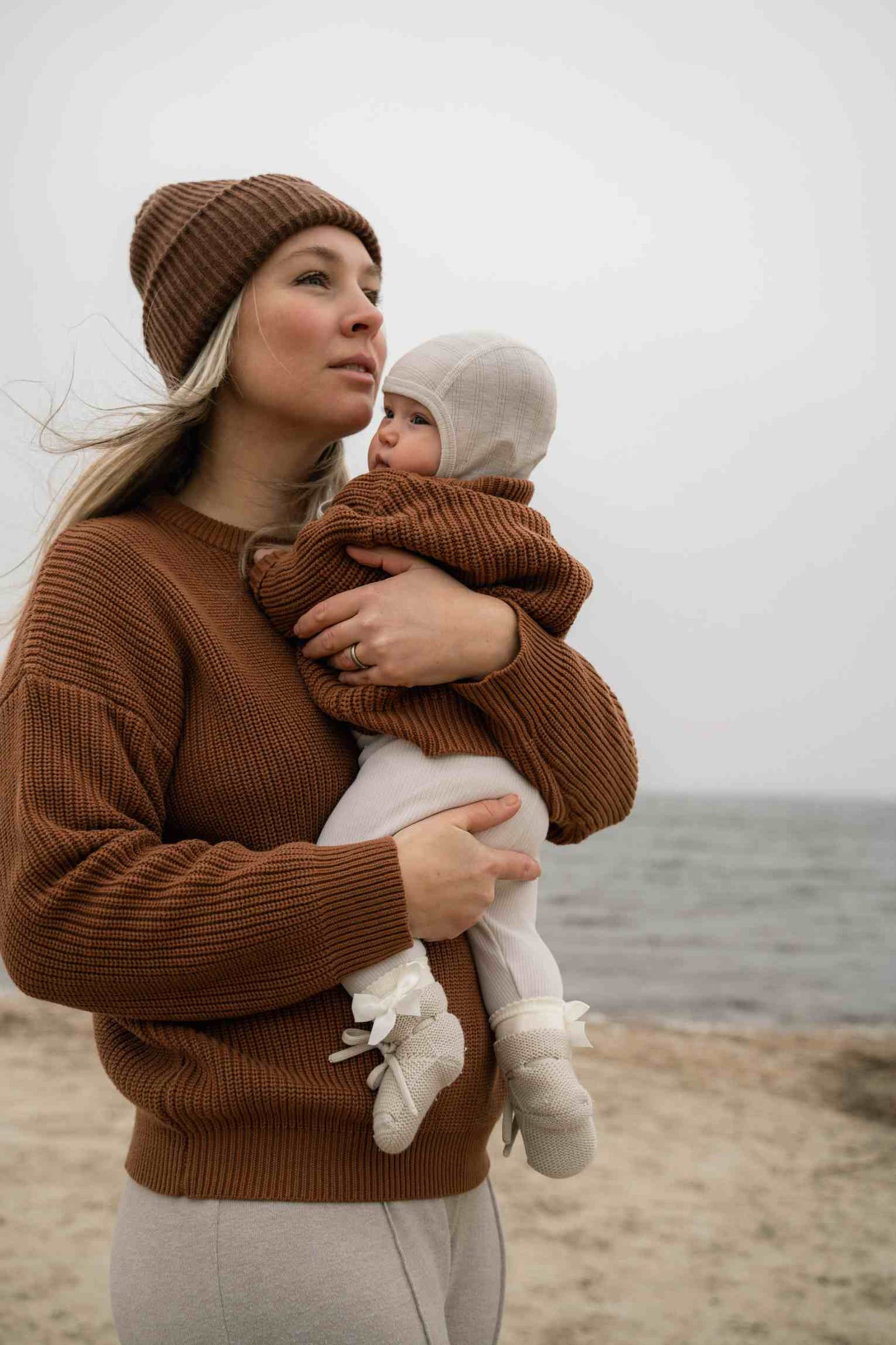 Heavy Knit Pulli MUM Cocoa - earthy brown