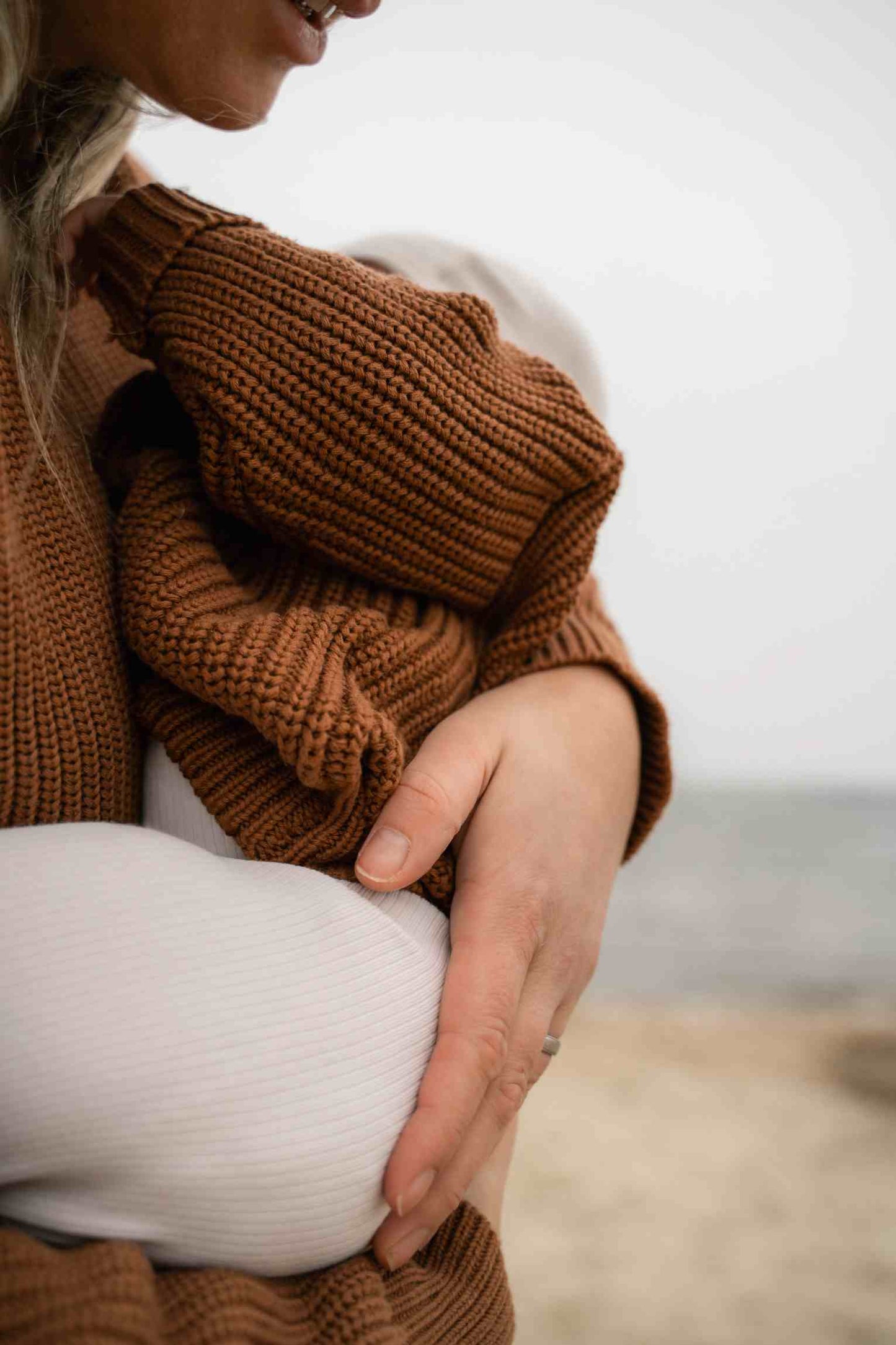 Heavy Knit Pulli Cocoa - Earthy Brown