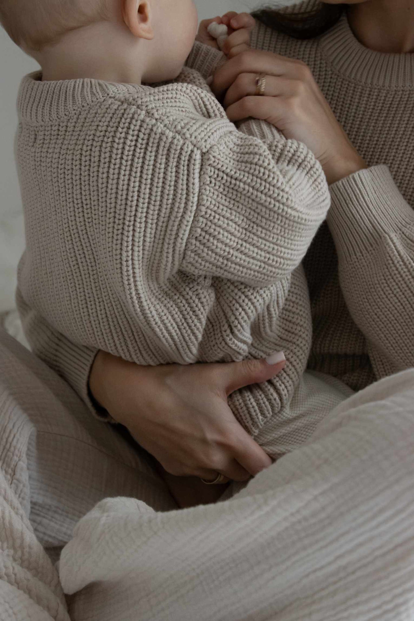 Oat Heavy Knit Pulli - Neutral Beige