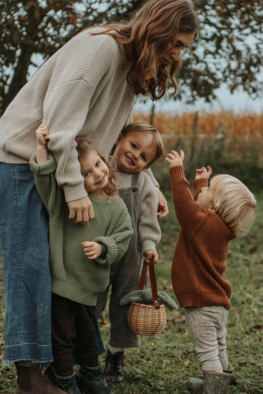 Heavy Knit Pulli MUM Oat - neutral beige