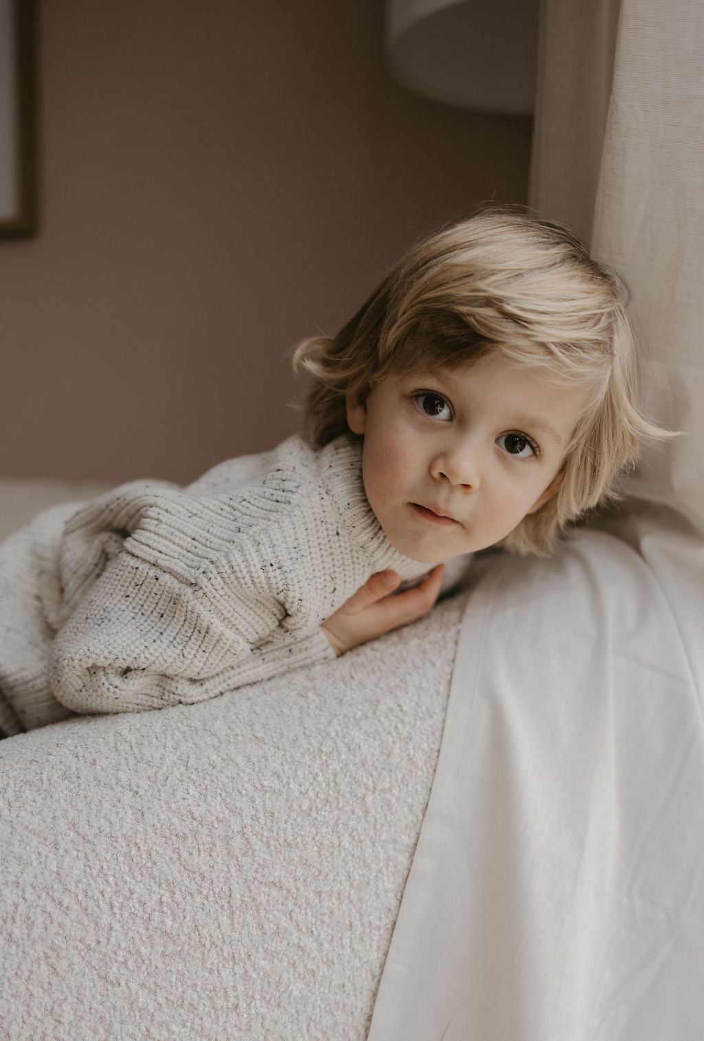 Salt and Pepper Heavy Knit Pulli - Speckled